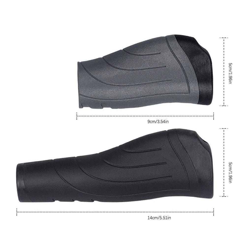 1 Cặp Tay Nắm Xe Đạp Bằng Hợp Kim Nhôm Chống Trượt Có Thể Tháo Rời Tiện Dụng