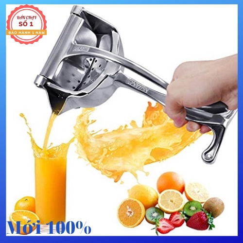 Máy ép trái cây hoa quả bằng tay làm nước rau củ cầm tay đa năng bằng inox mini nhỏ gọn tiện dụng