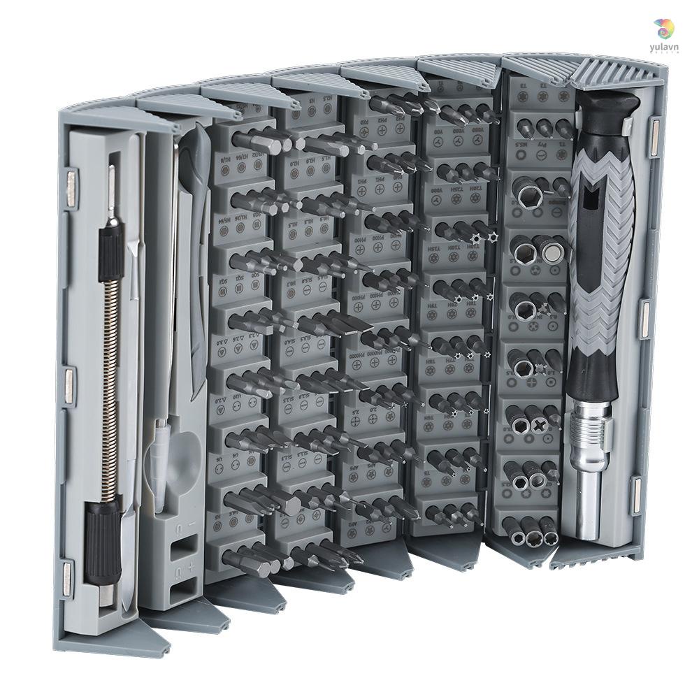 Bộ Tuốc Nơ Vít 126 Món Với 120 Mũi Khoan Từ Tính Mạnh Đa Năng Dùng Sửa Chữa Điện Thoại Di Động / Máy Tính
