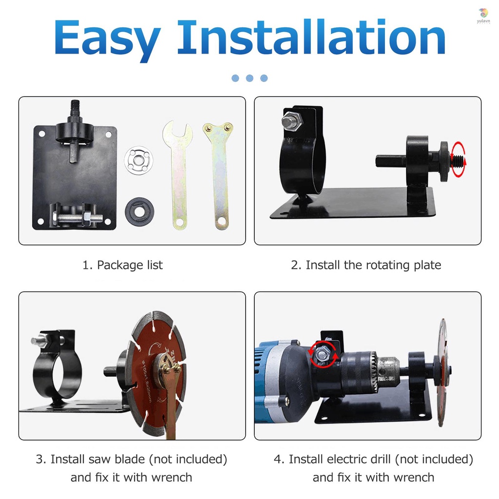 Giá Đỡ Máy Khoan Cắt / Đánh Bóng Điện Tử 10mm Kèm 2 Cờ Lê Chuyên Dụng