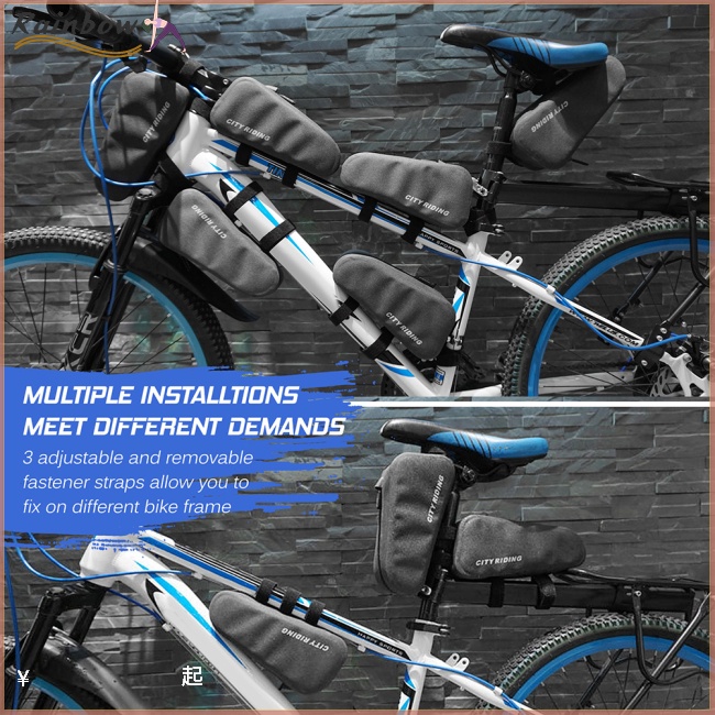 Túi Đựng Đồ Dung Tích 1l Chống Thấm Nước Đa Năng Gắn Khung Xe Đạp