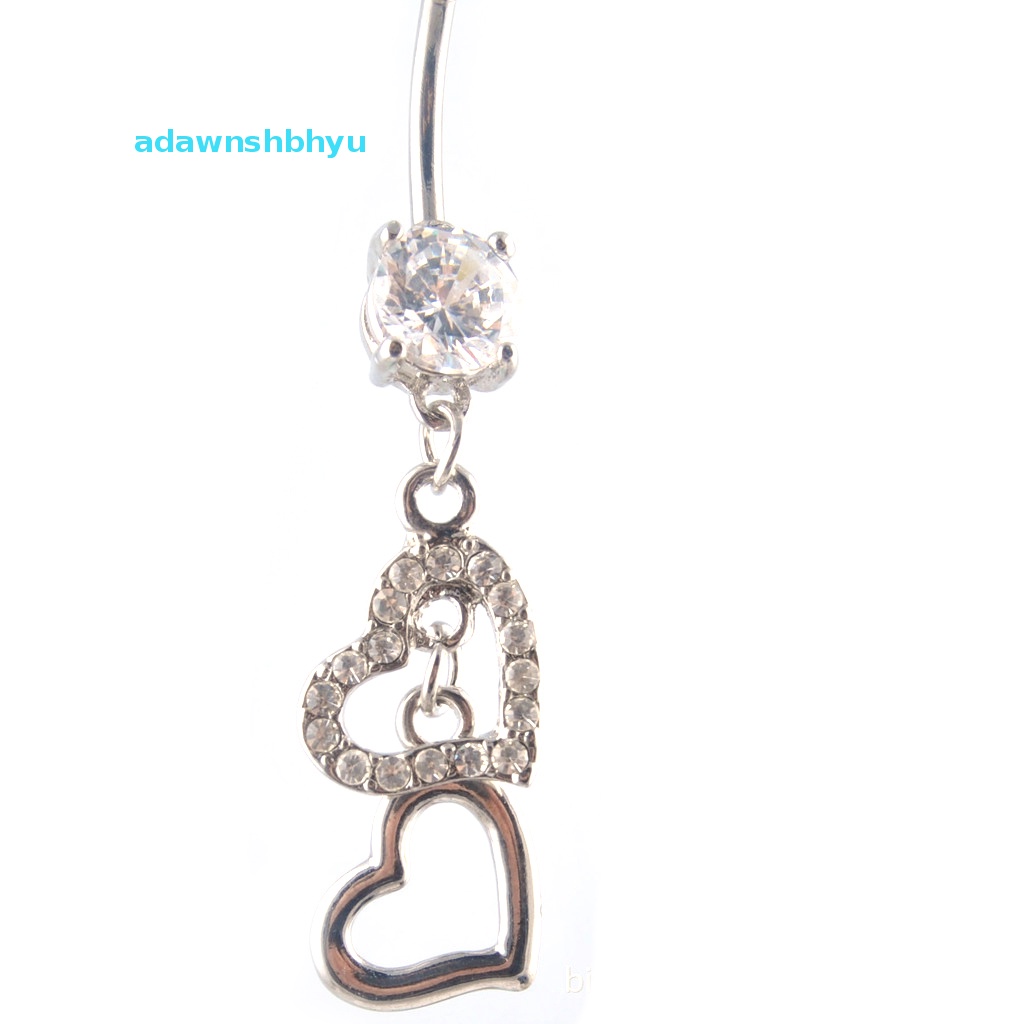 Khuyên RốN HìNh Tim ĐíNh Đá Xinh XắN