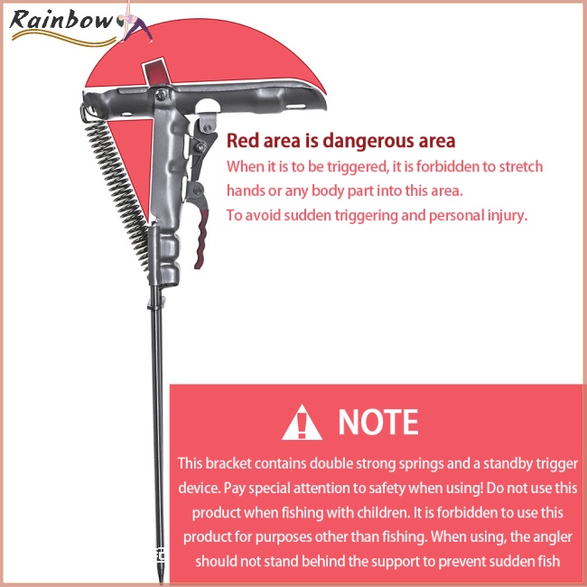 Giá Đỡ Cần Câu Cá Tự Động Bằng Thép Không Gỉ