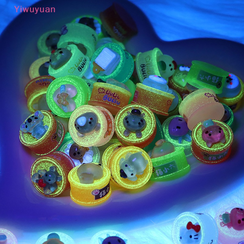 Bộ 2 Mô Hình Mèo Phát Sáng Dùng Trang Trí Tiểu Cảnh DIY Mới