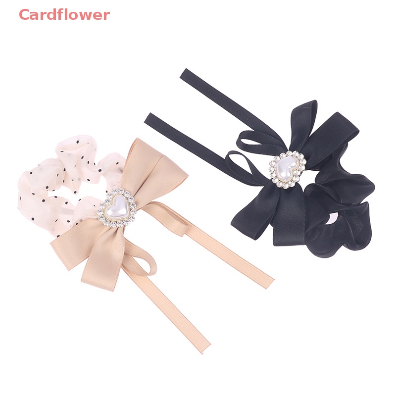 < Cardflower > Dây Buộc Tóc Phô Mai Kim Cương Trái Tim Lớn Khí Chất Cao Cấp Khí Chất Mới Cho Nữ