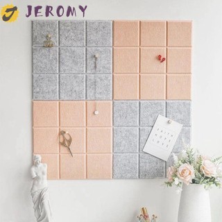 Tấm vải nỉ dán tường trang trí hình bảng ghi chú nhiều màu sắc 30x30cm