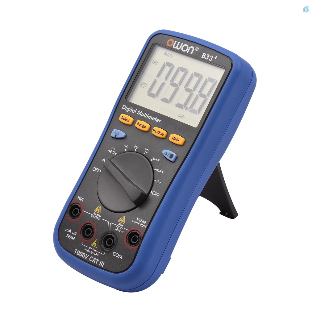 Vạn Năng Kế Kỹ Thuật Số B33 + OWON B33 + 3999 Đếm Tự Động Xoay (s2mwvn) OWON Có Màn Hình LCD AC DC