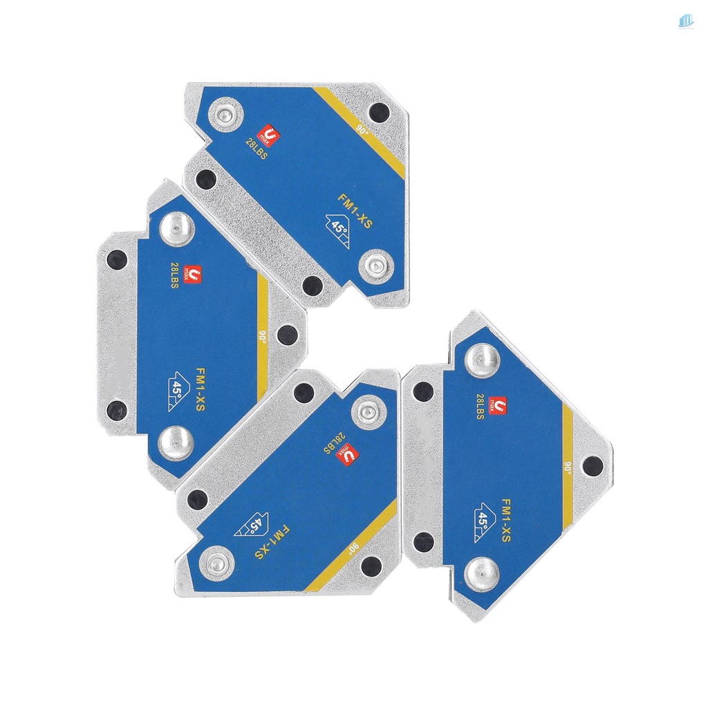 Bộ 4 Dụng Cụ Sửa Chữa Máy Hàn Từ Tính 45 Độ Chuyên Dụng s2mwvn° 90° 135° Dụng Cụ Định Vị Đa Năng Có Nam Châm