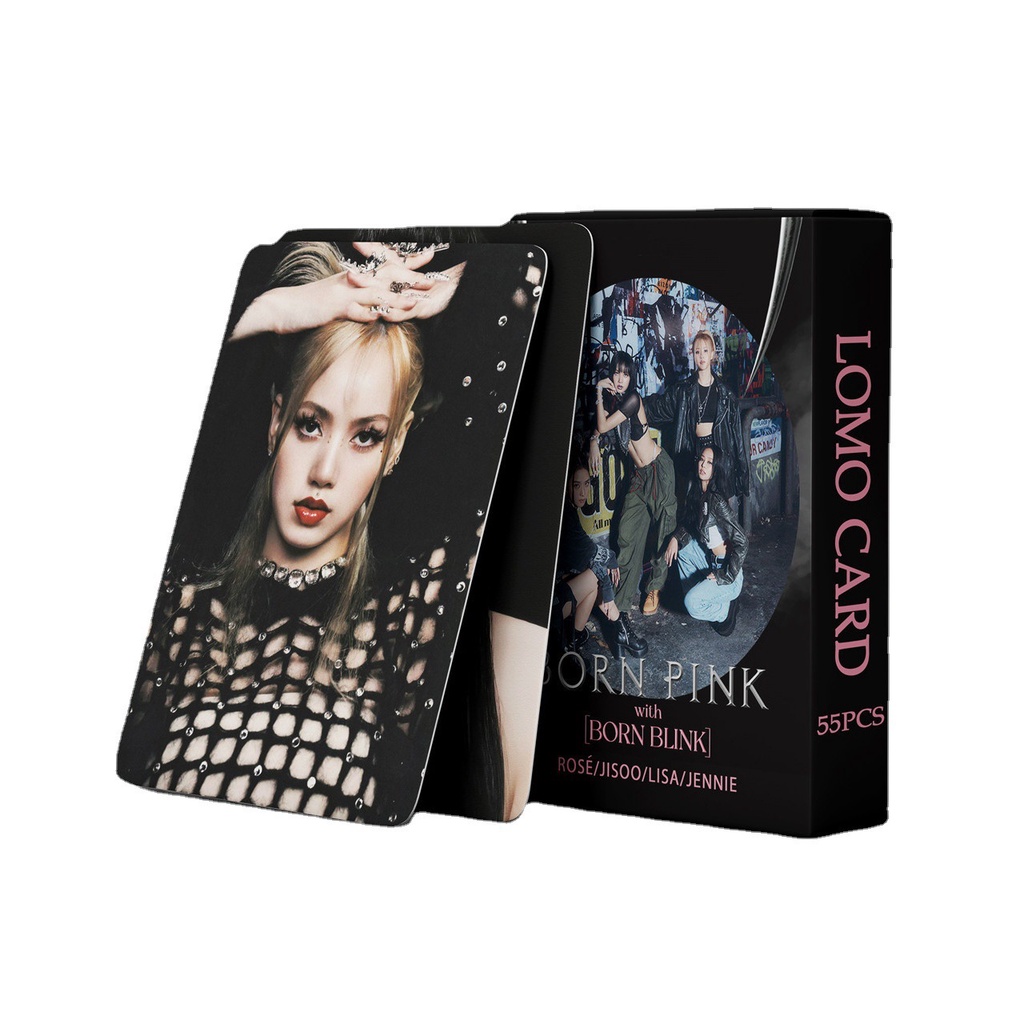 Hôp 54 ảnh Card Lomo Lisa rose BLACKPINK