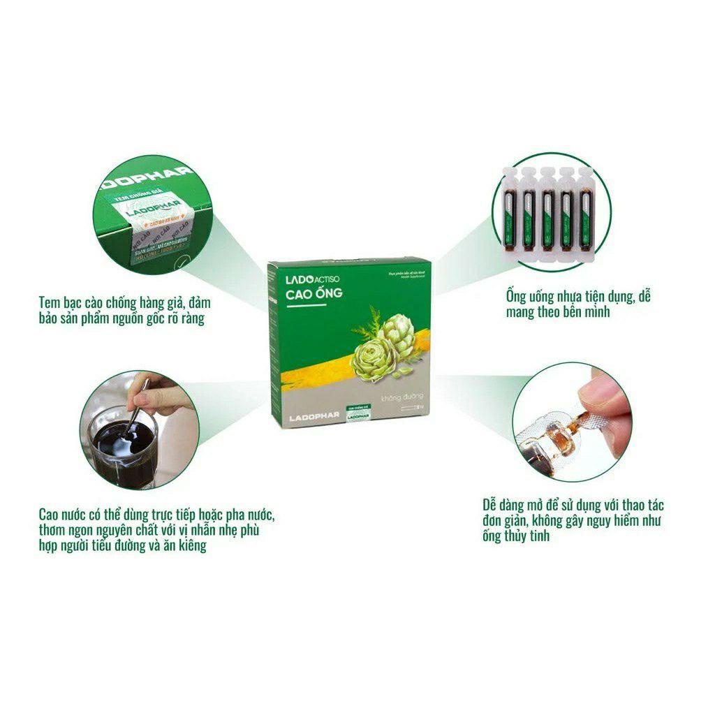 thùng 40 hộp cao ống actiso không đường Ladophar. tiện lợi dùng mọi nơi bảo vệ gan. hộp 10 tuýp x10ml.