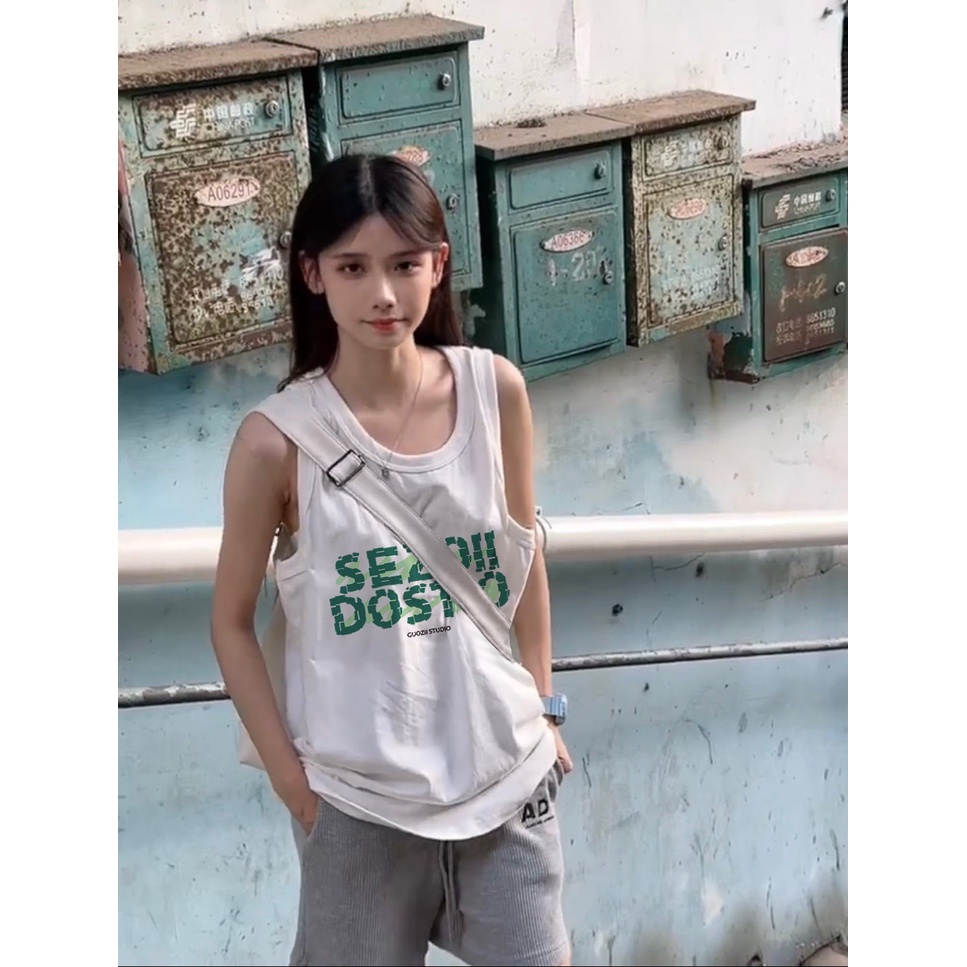 NRVP Áo Thun Cotton Ngắn Tay In Họa Tiết Thời Trang Hàn Quốc Mới 2023