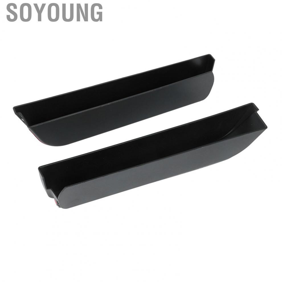 Soyoung Center Console Side Organizer  Storage Box Sturdy Space Saving for Car