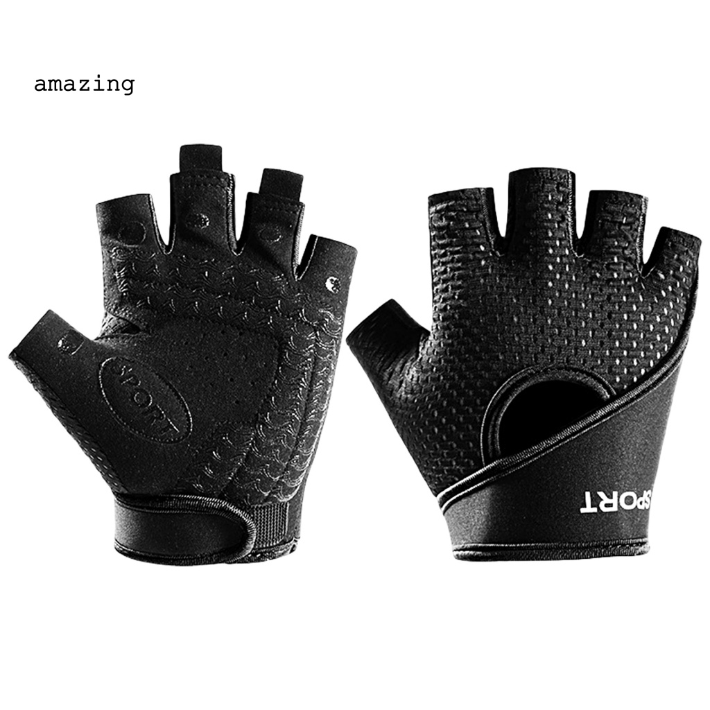 1 Đôi Găng Tay Chạy Xe Đạp Lưới Chống Trượt