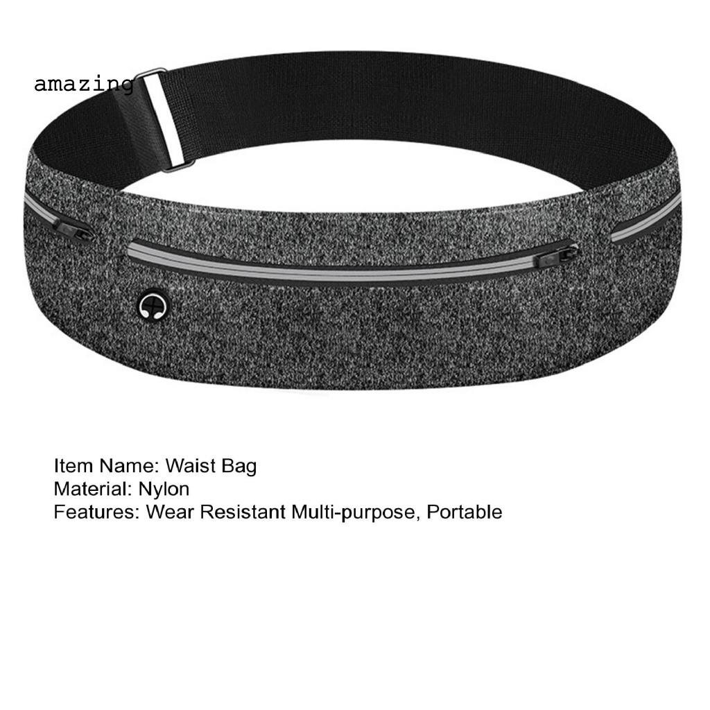 Túi Đeo Hông Đựng Điện Thoại 3 Ngăn Bằng Nylon Tiện Dụng Khi Chạy Bộ / Chạy Bộ Cho Nam Và Nữ