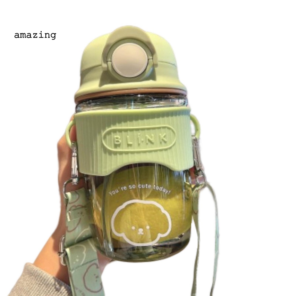 Bình Nước Thể Thao Có Ống Hút Dung Tích 600ml Dành Cho Nữ