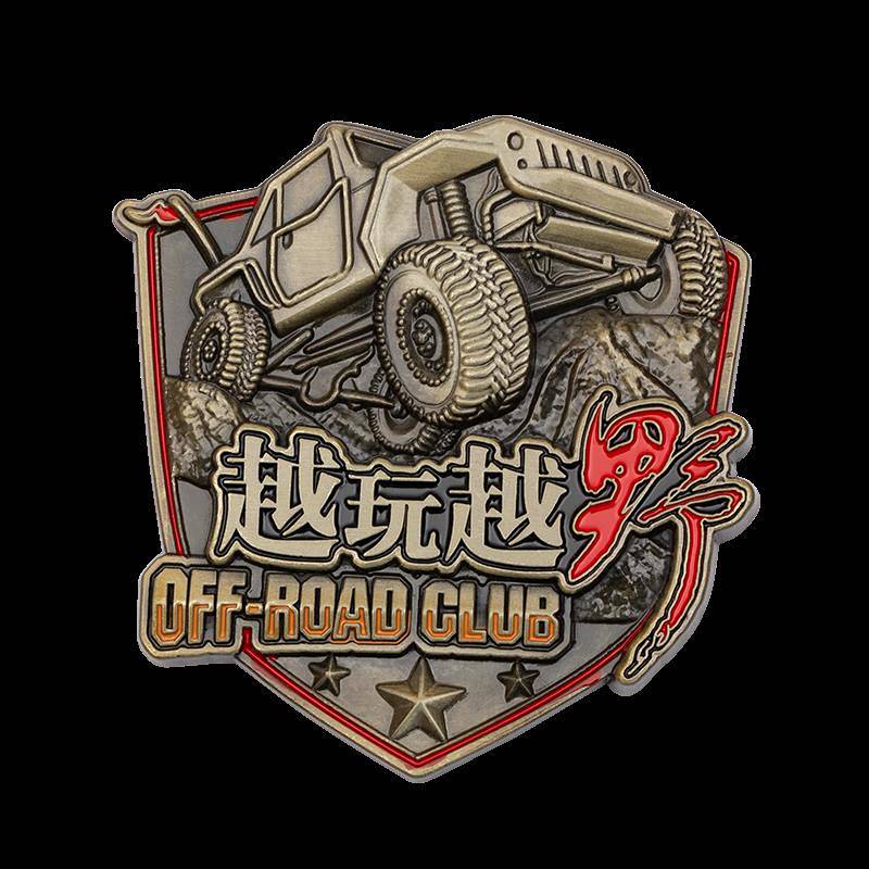 Shepherd Jeep off-Road E-Family Metal Bumper Stickers Suv Yue Play 3d Mid-Net Car Logo off-Road Vehicle Mid-Net Decorative Labeling Fn8z