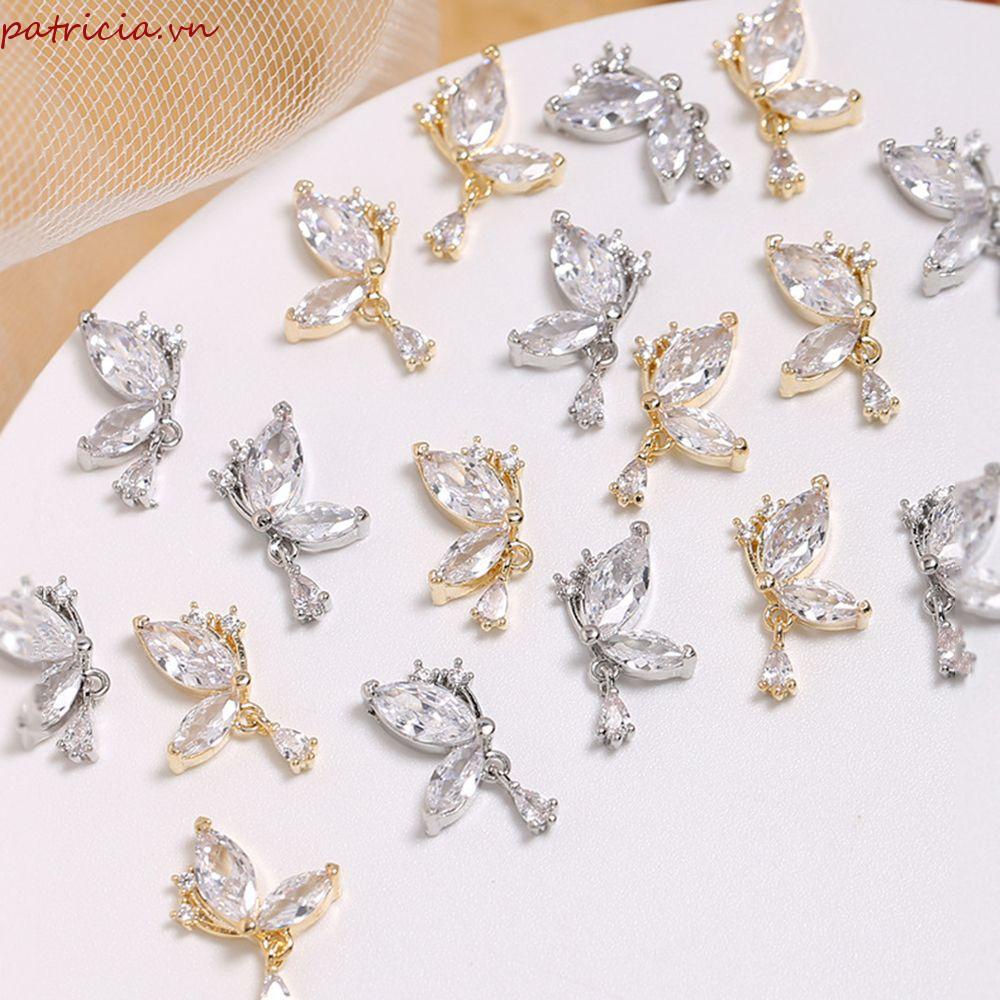 Hộp Phụ Kiện 3D Lấp Lánh Trang Trí Móng Nghệ Thuật