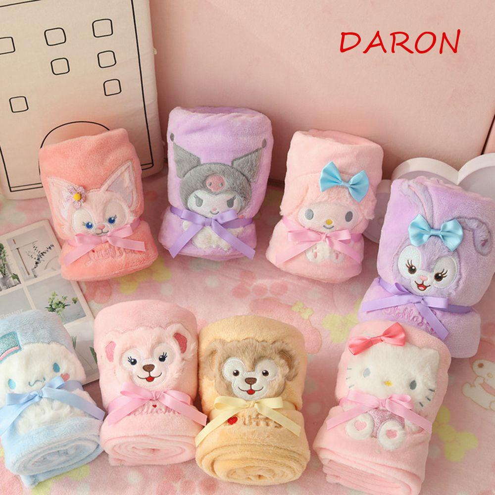 Chăn Nhung Họa Tiết Hoạt Hình Kuromi Cinnamoroll Cho Bé