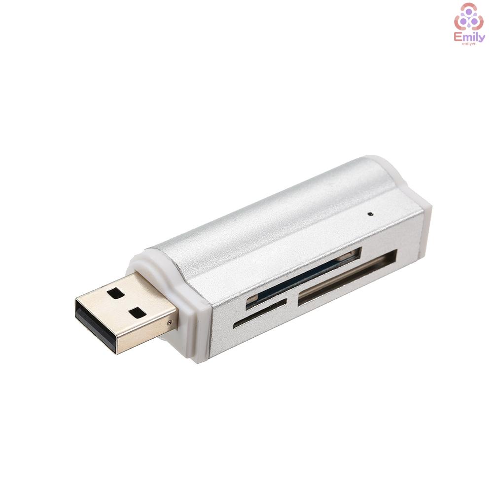 Đầu Đọc Thẻ Nhớ Mini USB 2.0 Cho SD / SD / TF / Ms Duo / Micro Ms (M2) / Ms Pro Duo [19]
