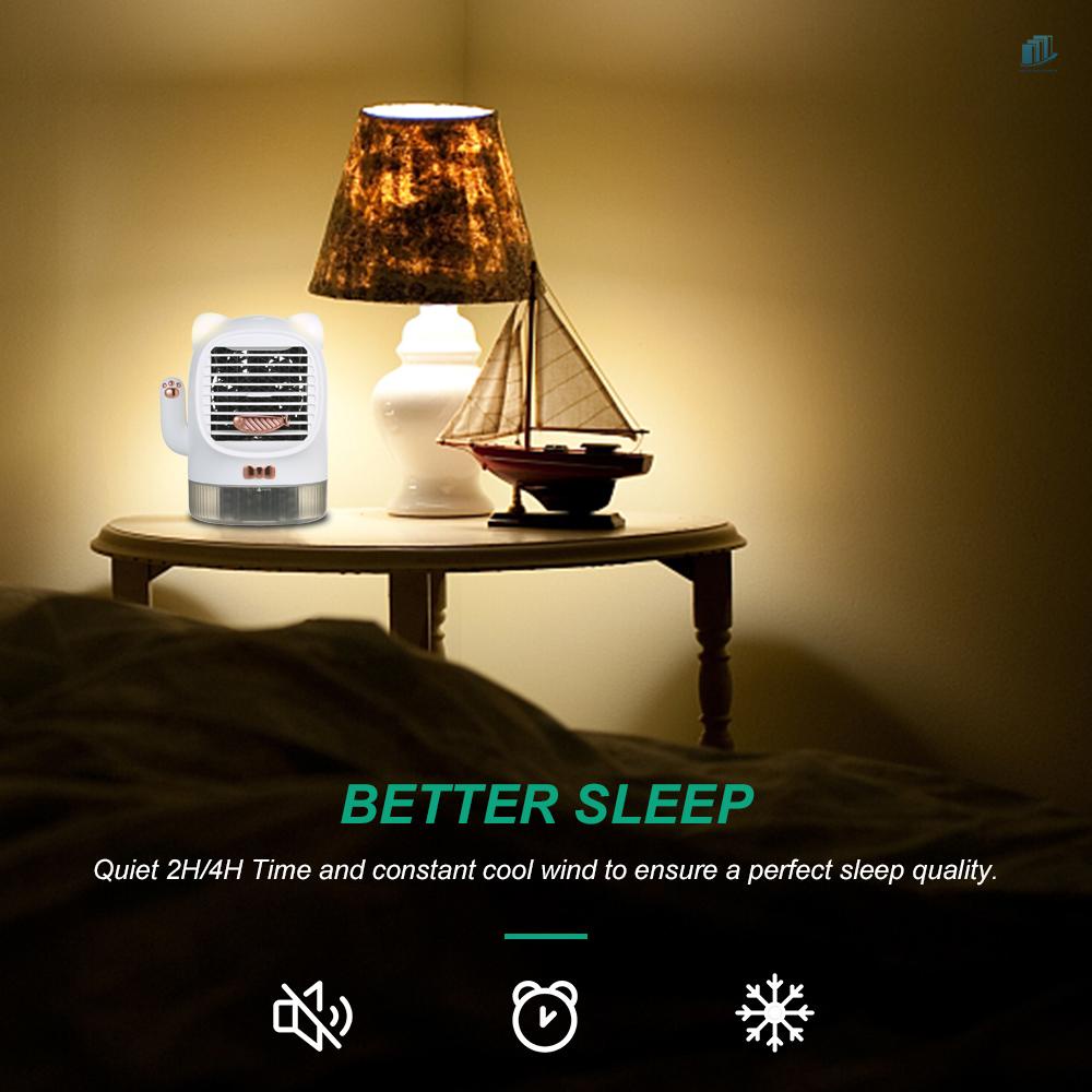 Quạt Điều Hòa USB Để Bàn Di Động Tiện Dụng Cho Phòng Ngủ / Văn Phòng