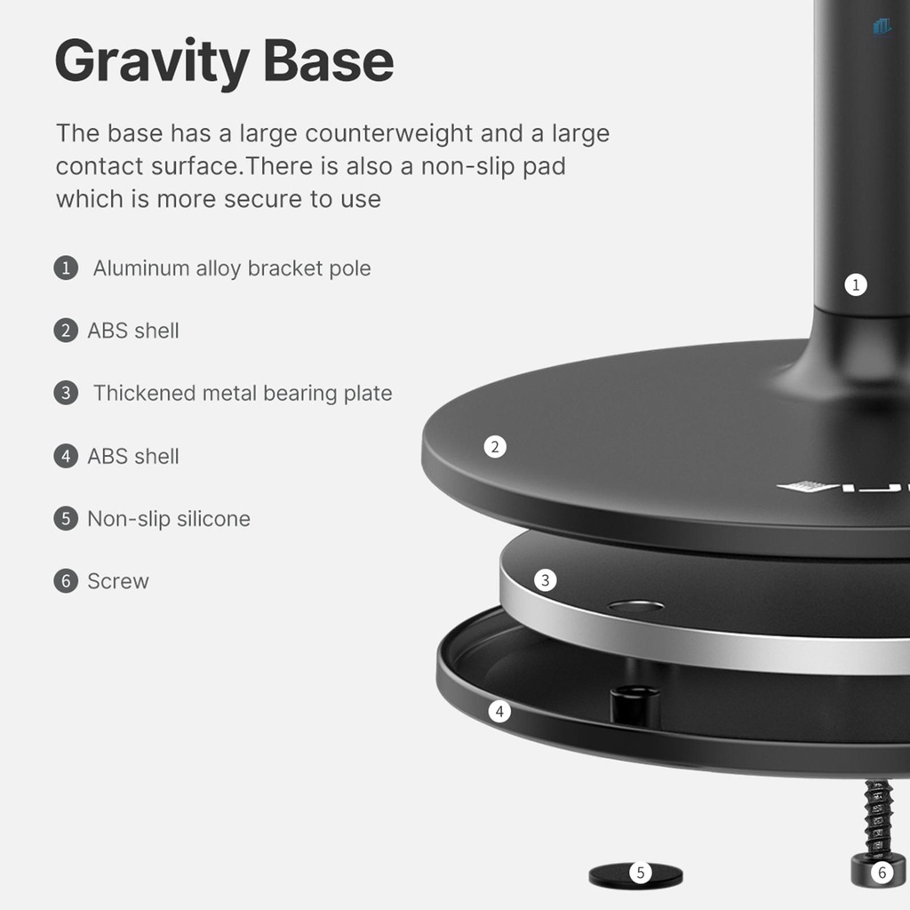 Giá Đỡ Điện Thoại Từ Tính Để Bàn Xoay 360 Độ Cho smartwatchinone VIJIM HP002° Giá Đỡ Điện Thoại Bằng Hợp Kim Nhôm Có Thể Điều Chỉnh Chiều Cao 2 Mức Độ Cho iPhone 13 / 13 Pro / 13 Mimi