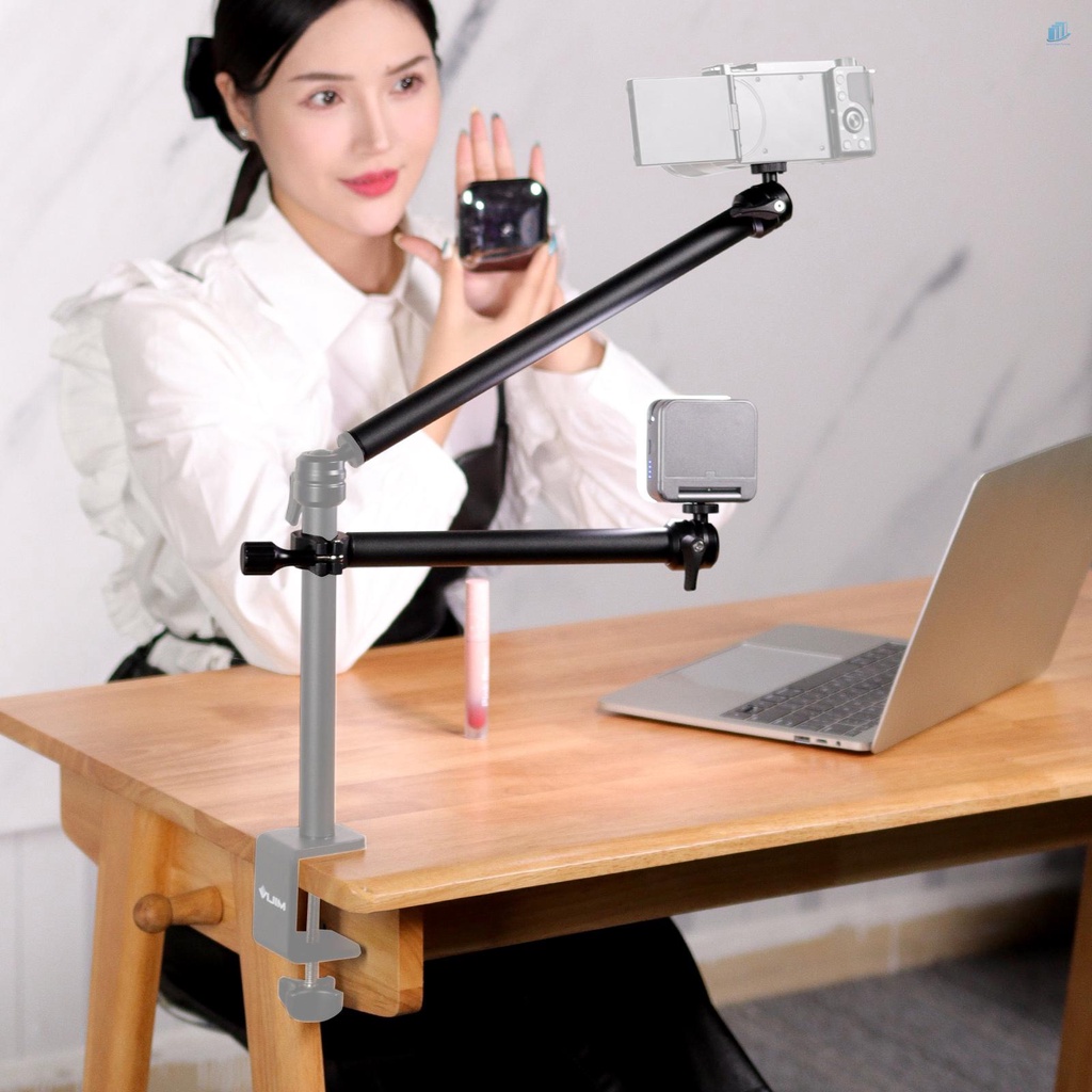 Giá Đỡ Máy Chiếu Chuyên Nghiệp VIJIM LS04 2 Phần Mở Rộng Bằng Hợp Kim Nhôm 1 / 4 Inch° Túi Đựng Đồ Dùng Đầu Bi Xoay Được 1KG 1KG Tiện Dụng