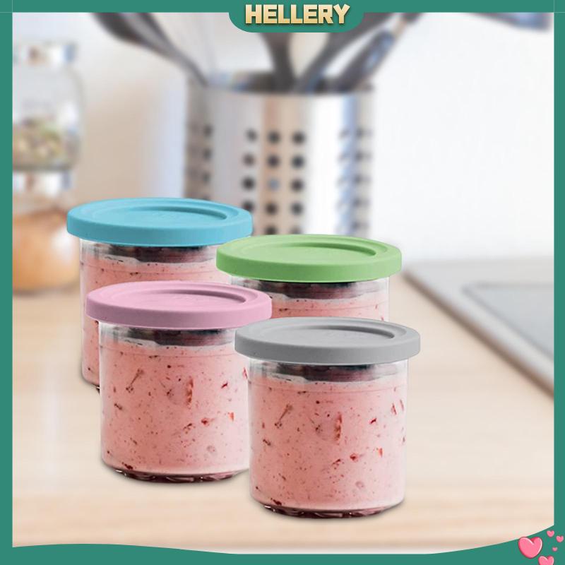 Set 4 Túi Silicone Đựng Thực Phẩm Có Nắp Đậy Cho Nhà Bếp / Nhà Hàng