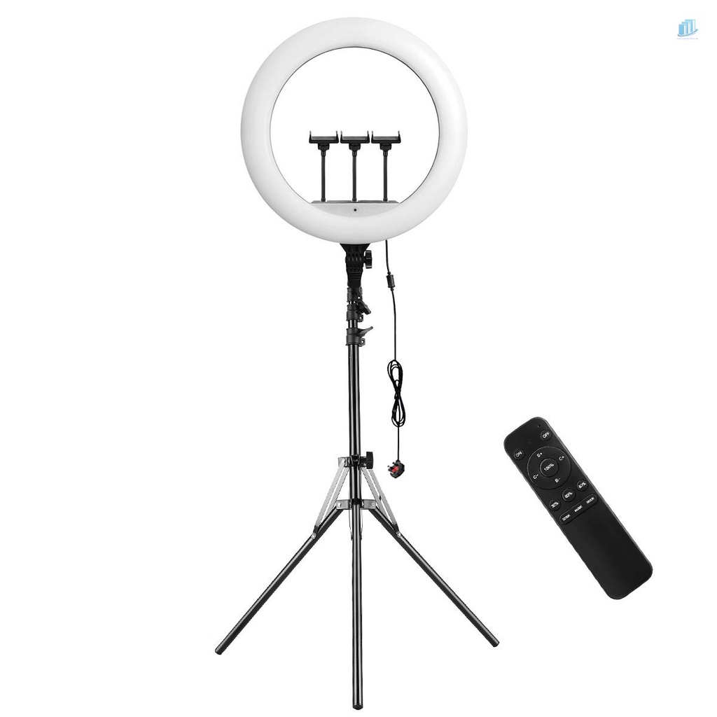 ANDOER Vòng Đèn LED Thông Minh 18 Inch 55W 2800-6000K Điều Khiển Từ Xa 190cm / 74.8 Inch Nhiều Màu Kèm Giá Đỡ Tiện Dụng