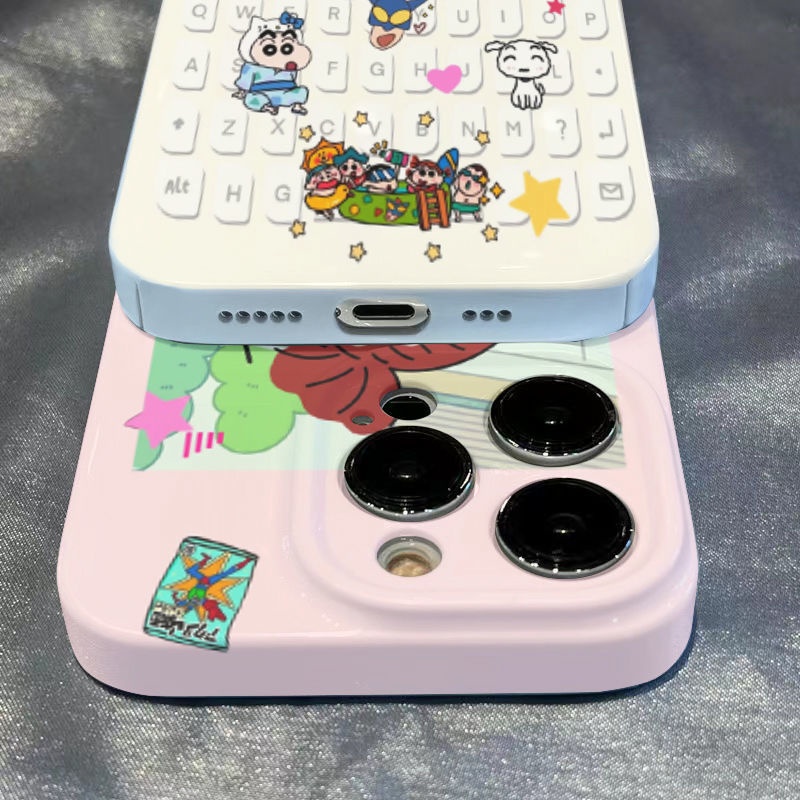 Ốp Lưng Bé Shin Ngộ Nghĩnh Nhiều Mẫu Mã Cho Điện Thoại Apple 12max 14Pro Iphone138P xsmax / 11 P6F1