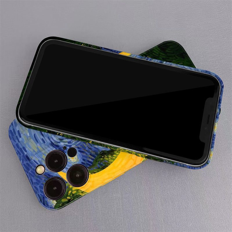 Ốp Điện Thoại Cứng In Hình Tranh Sơn Dầu Nghệ Thuật Cho Iphone 14pro max12 / iphone1113 / MZEZ