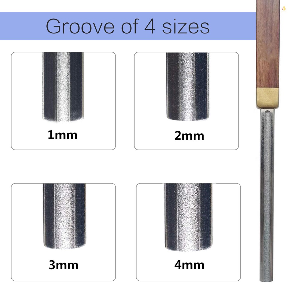 Dụng Cụ Dũa Phím Đàn Guitar 4 Cạnh Rộng Vừa Kèm 2 Tấm Bảo Vệ