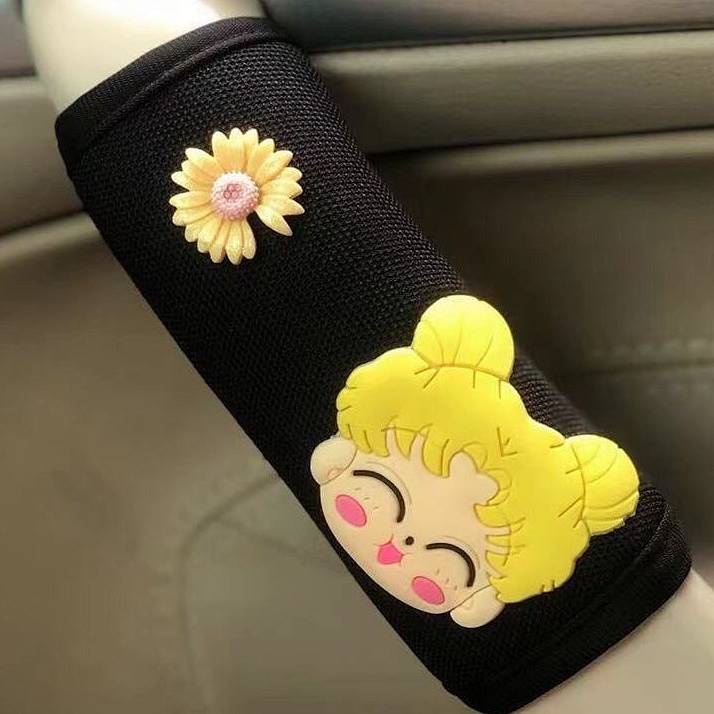 Creative Cute Cartoon Vehicle Handle Car Handbrake Sleeve Universal Car Door Handle Protector Roof Handle Cover oWPB