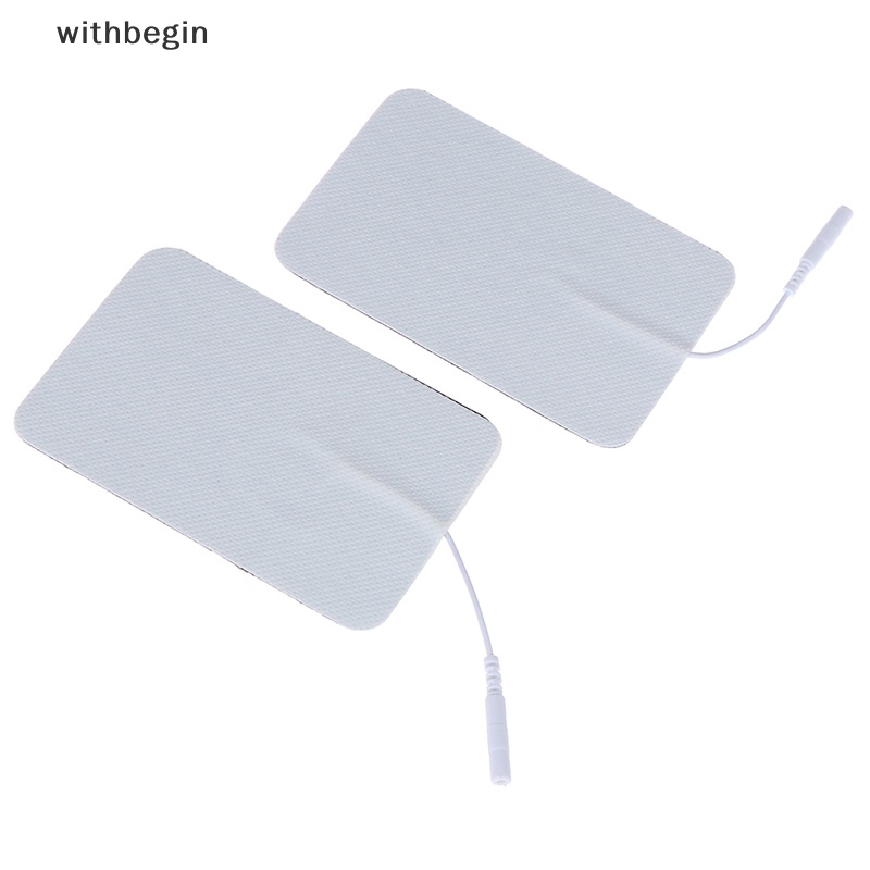 1 Cặp Miếng Dán Điện Cực 7 * 11 Có Thể Tái Sử Dụng Cho Máy Mát Xa Cơ Thể