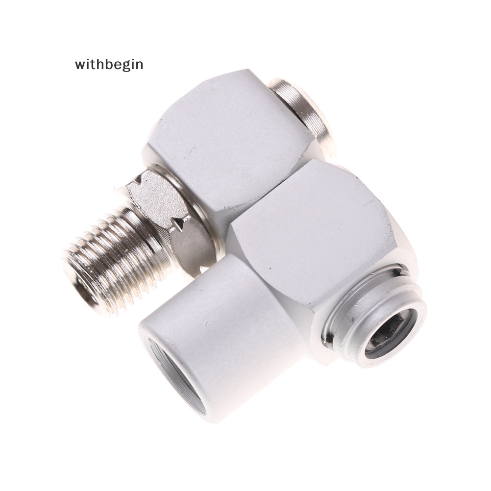 Đầu Nối Dây Dẫn Khí Nén 1 / 4 BSP Xoay 360 Độ Tùy Chỉnh Tiện Dụng