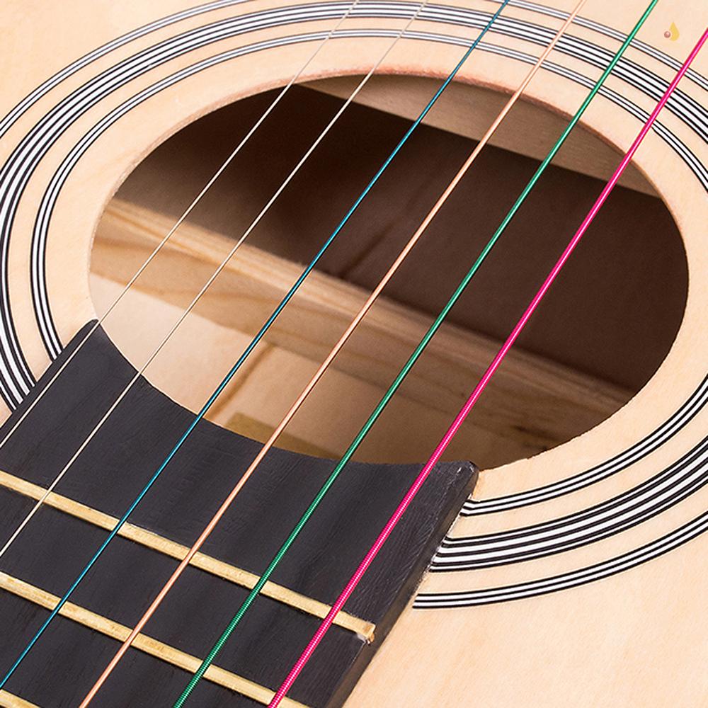 Set 6 Dây Đàn Ghi Ta Bằng Hợp Kim Thép Không Gỉ (. 007-.047)