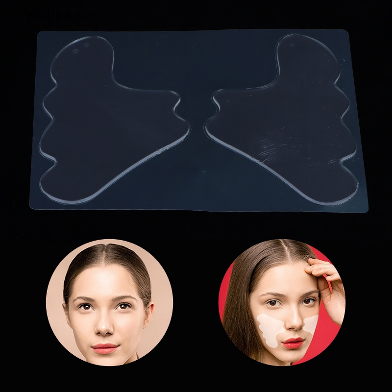 1 Cặp Miếng Dán Silicone Loại Bỏ Nếp Nhăn Có Thể Tái Sử Dụng