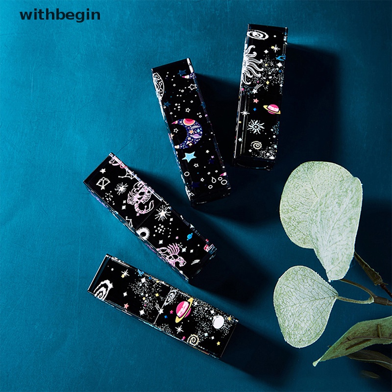 1 Ống Rỗng Đựng Son Dưỡng Môi Diy Họa Tiết Ngôi Sao 3D