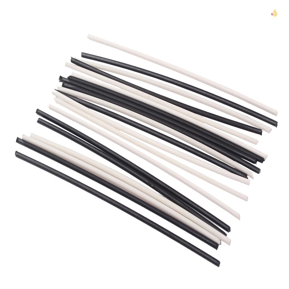 Set 10 Miếng Gỗ Đánh Dấu Vị Trí Đàn Guitar Bass Màu Trắng Đen 102 * 2mm Kèm 10 Tấm Bảng Đen