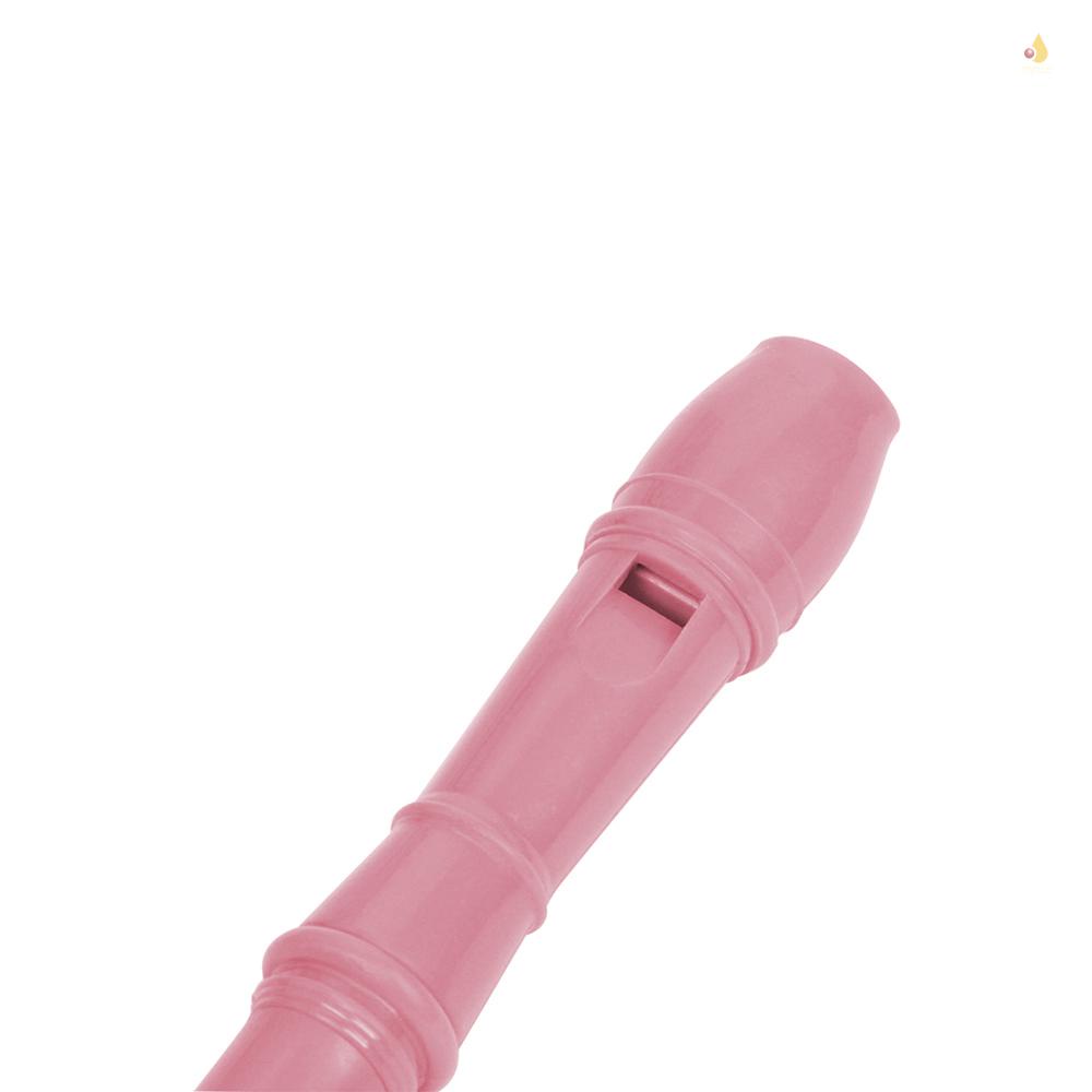 Chìa Khóa 8 Lỗ Phong Cách Đức Kèm Gậy Vệ Sinh Ngón Tay Cho Người Mới Bắt Đầu ABS Soprano Descant Recorder Clarinet 8 Lỗ