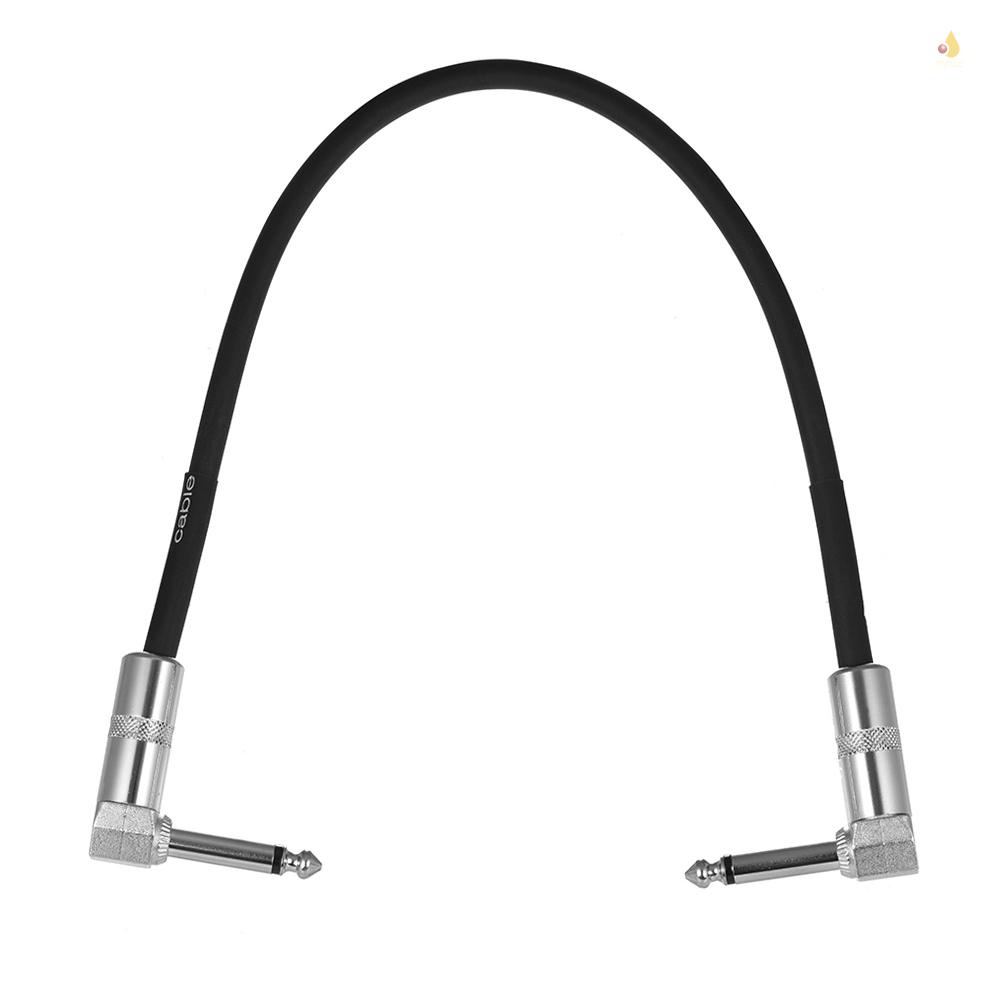 Dây Cáp Bàn Đạp Tạo Hiệu Ứng 3 Gói mynice 30cm / 1.0ft Với Giắc Cắm 1 / 4 Inch 6.35mm Bằng PVC Màu Đen / Bạc