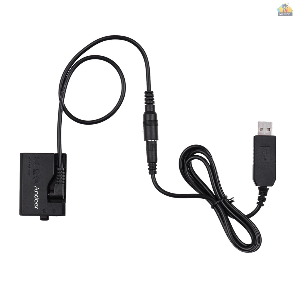 Đầu Nối Pin Andoer ACK-E10 5V USB Tương Thích Với Máy Ảnh LP-E10 / Kiss X70 / 1100D / 1200D / 1300D / 200D / 400D / 400D