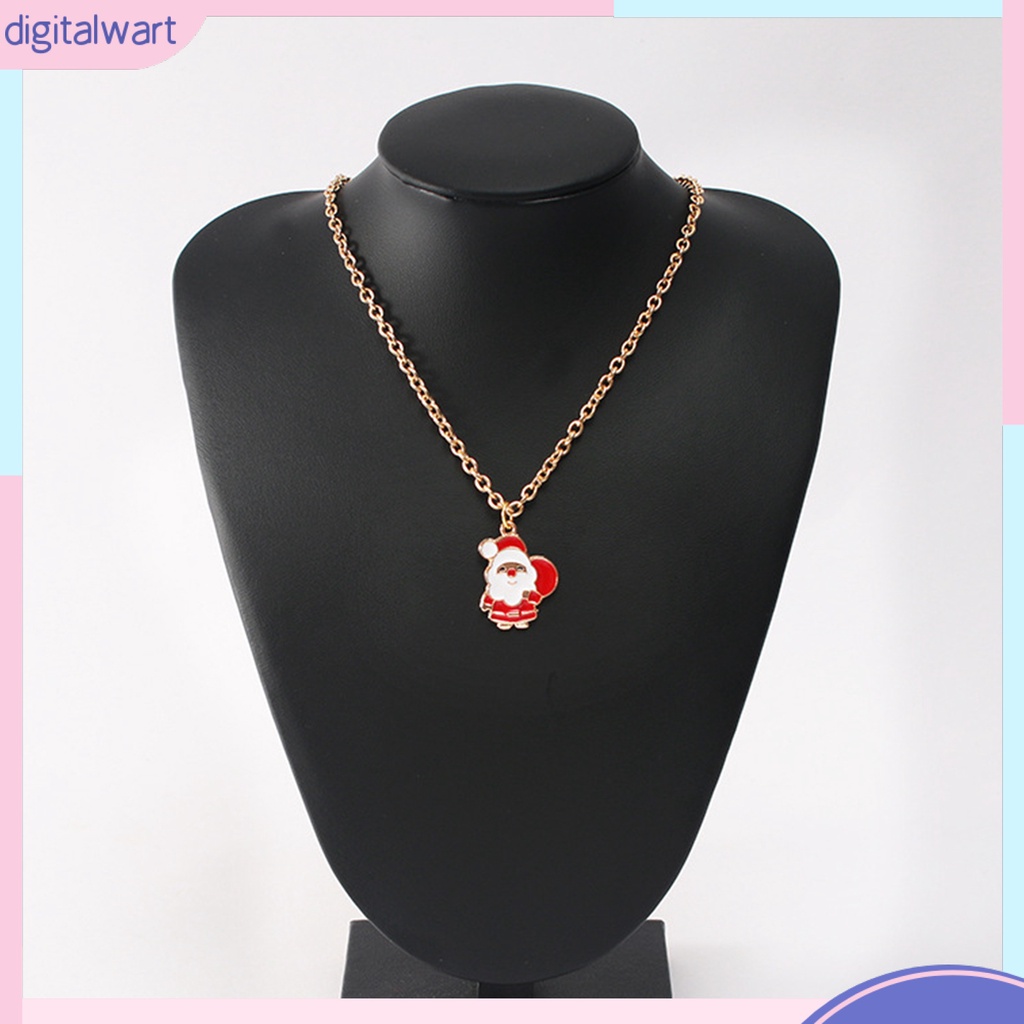 Vòng Cổ Trang Trí Chủ Đề Giáng Sinh Lấp Lánh Dễ Phối Đồ Cho Nữ