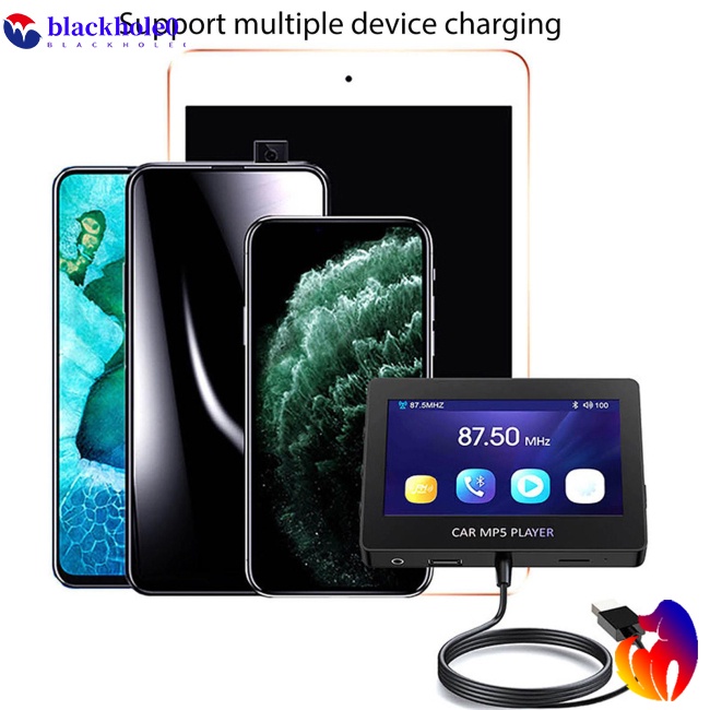 Máy Nghe Nhạc Mp5 M6 Bluetooth Không Dây 4.3 Inch Rảnh Tay Mp5 Kèm Điều Khiển Từ Xa Cho Xe Hơi