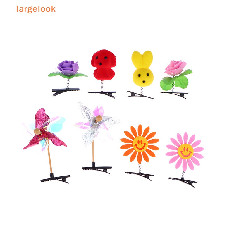 1 Kẹp Tóc Hình Chong Chóng Thỏ Đáng Yêu Cho Bé