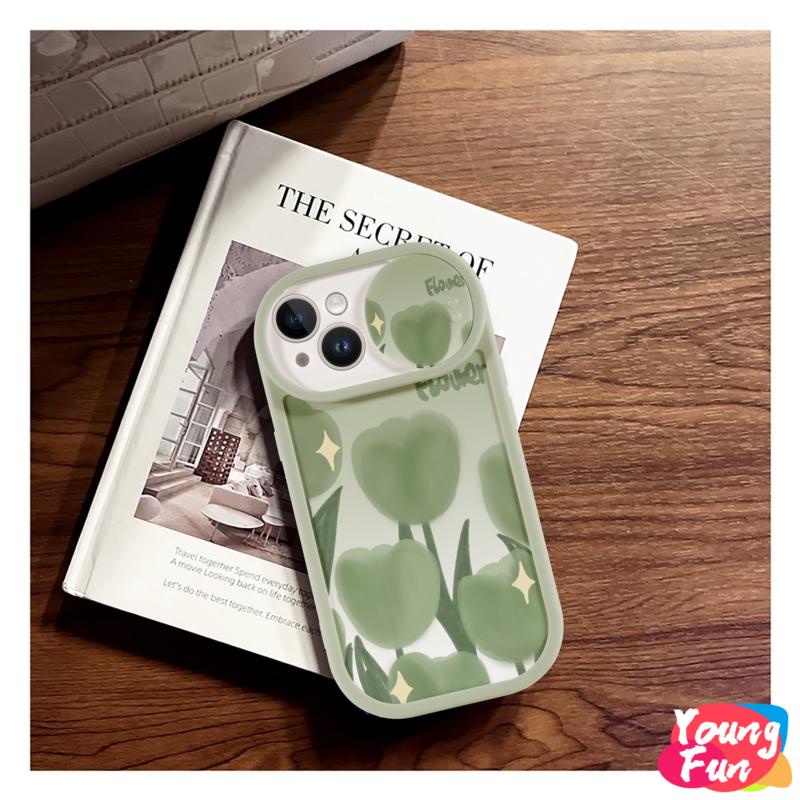 Ốp lưng hoa tulip Trượt iPhone 14 XR 13 11 12 Pro Max 8 7 6 6S Plus X Xs Max Se 2020 13 12 11
