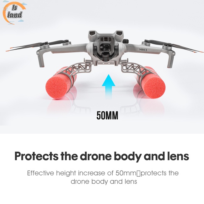 Bộ Chân Đáp Nổi Trên Mặt Nước Chống Rơi Chống Va Chạm Cho Dji Mini 3