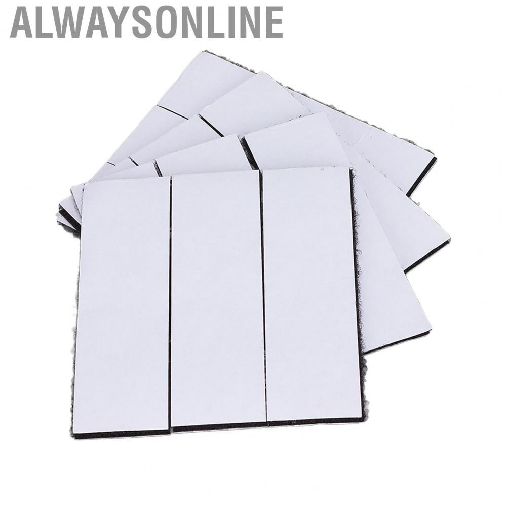 Alwaysonline Heavy Duty Hook and Loop Tape  Convenient Industrial Strength Stick Back Fastener 10 X 3cm/3.9 1.18in for Cars Walls