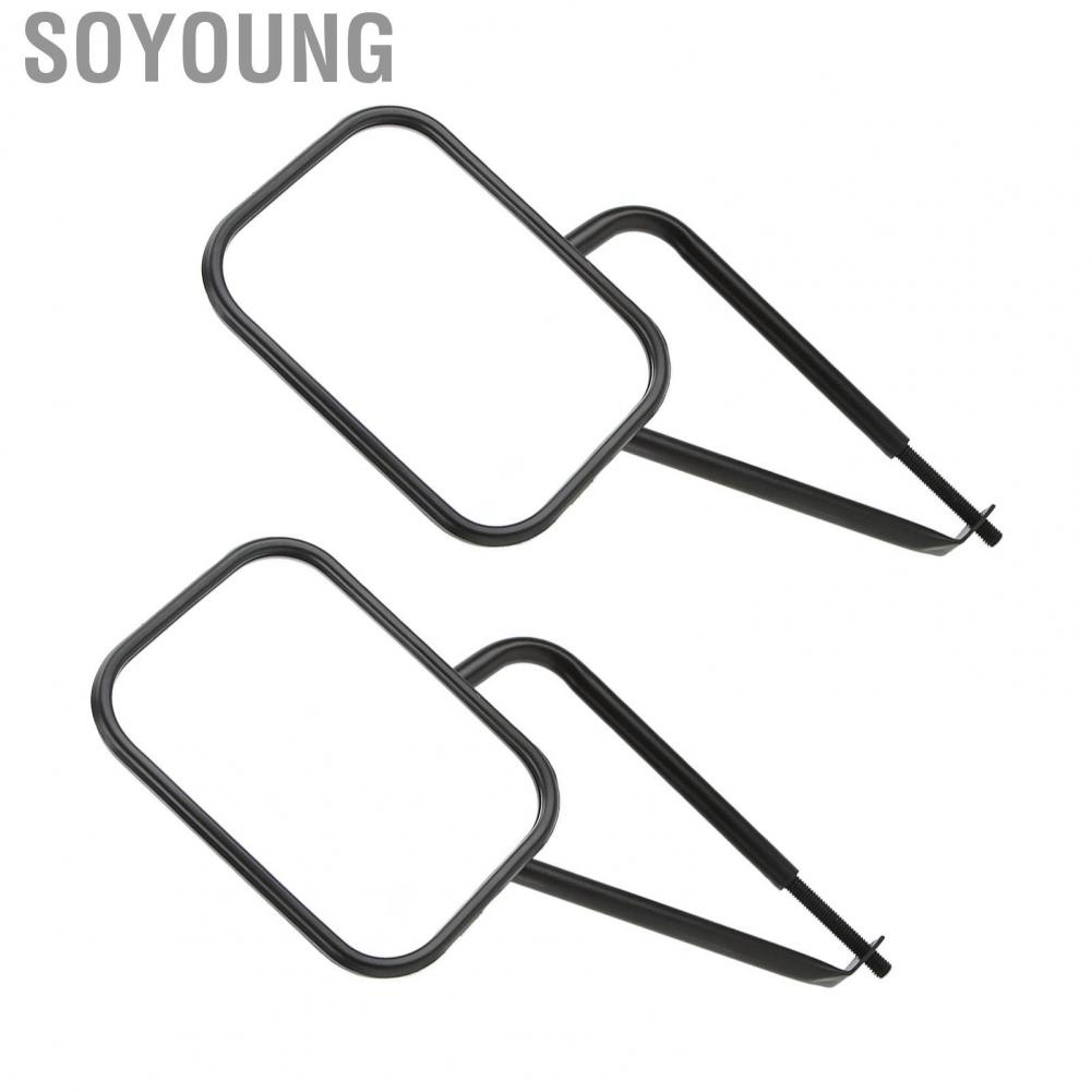 Soyoung Rear View Mirrors Side Rearview Mirror 7.7in for Vehicle Replacement  Wrangler JK JL TJ YJ CJ