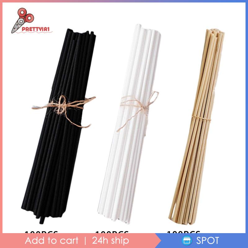 Set 100 Que Khuếch Tán Sậy Chuyên Dụng Cho Phòng Ngủ / SPA Prettyia1