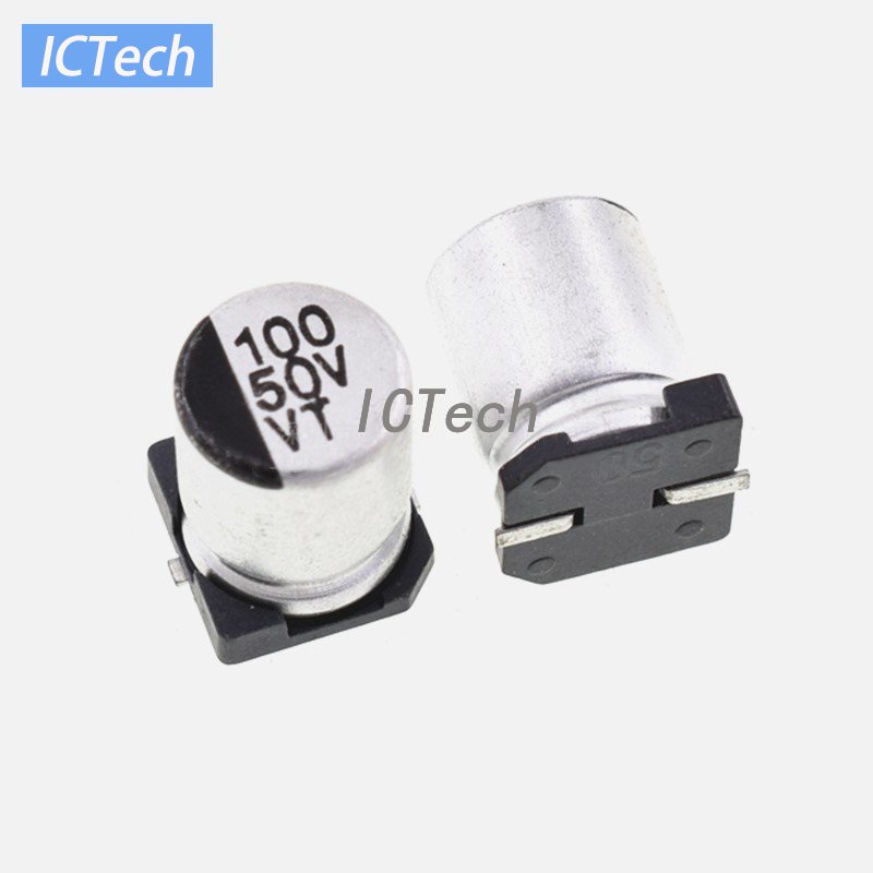 Set 20 Tụ Điện Nhôm SMD 50V 1UF 4.7UF 10UF 22UF 33UF 47UF 100UF 220UF Chuyên Dụng